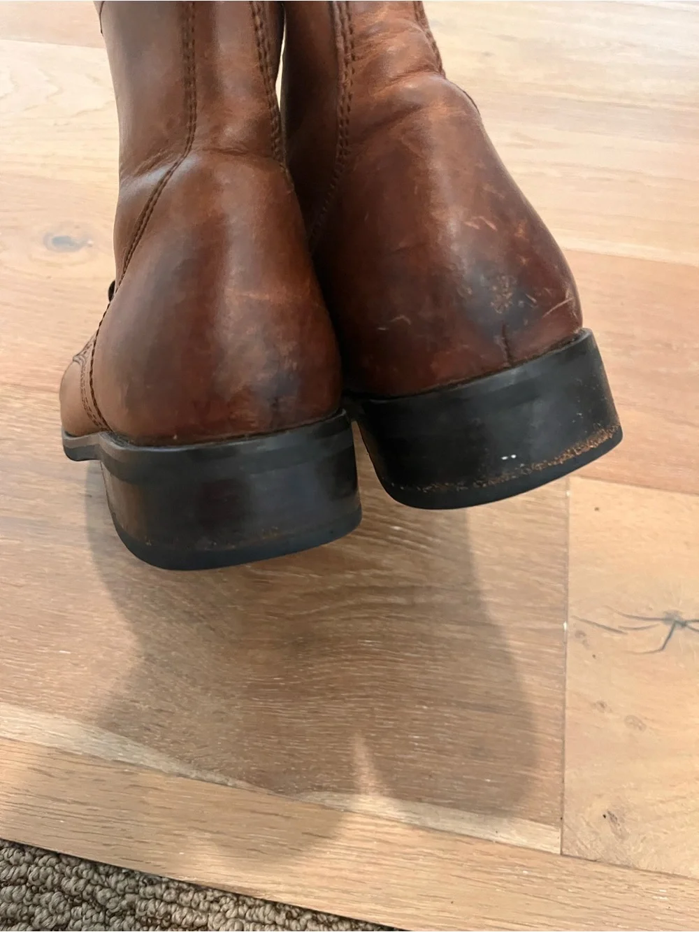THURSDAY BOOT CO. Men's Brown Leather Captain Boots Fisherman Academia Preppy 9